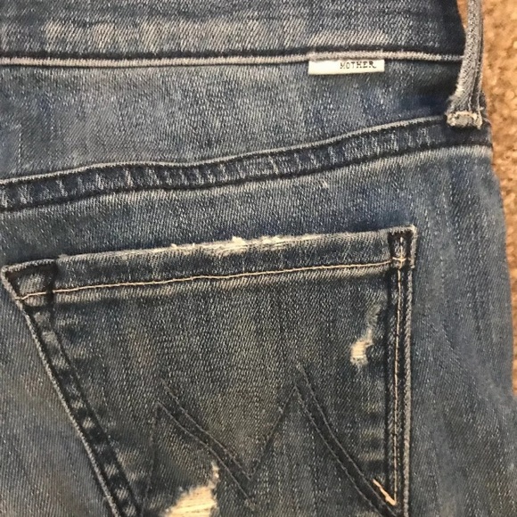 MOTHER 25 The Runaway Graffiti Girl Distressed 33” - Picture 6 of 8